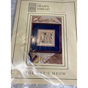 The cats meow cross stitch pattern pamphlet